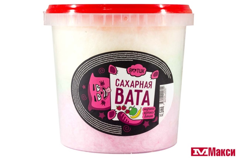 картинка Сахарная Вата в ассортименте 500гр Ведро от нашего магазина