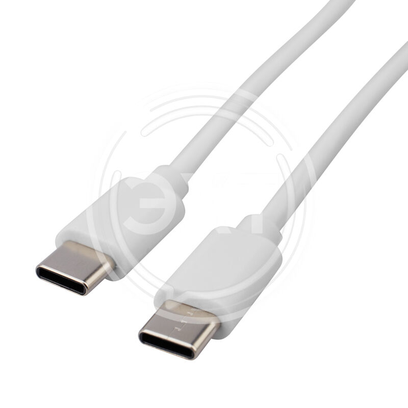 картинка Шнур зарядный для телефона Type-C + Type-C 1м (цвет: белый) от нашего магазина