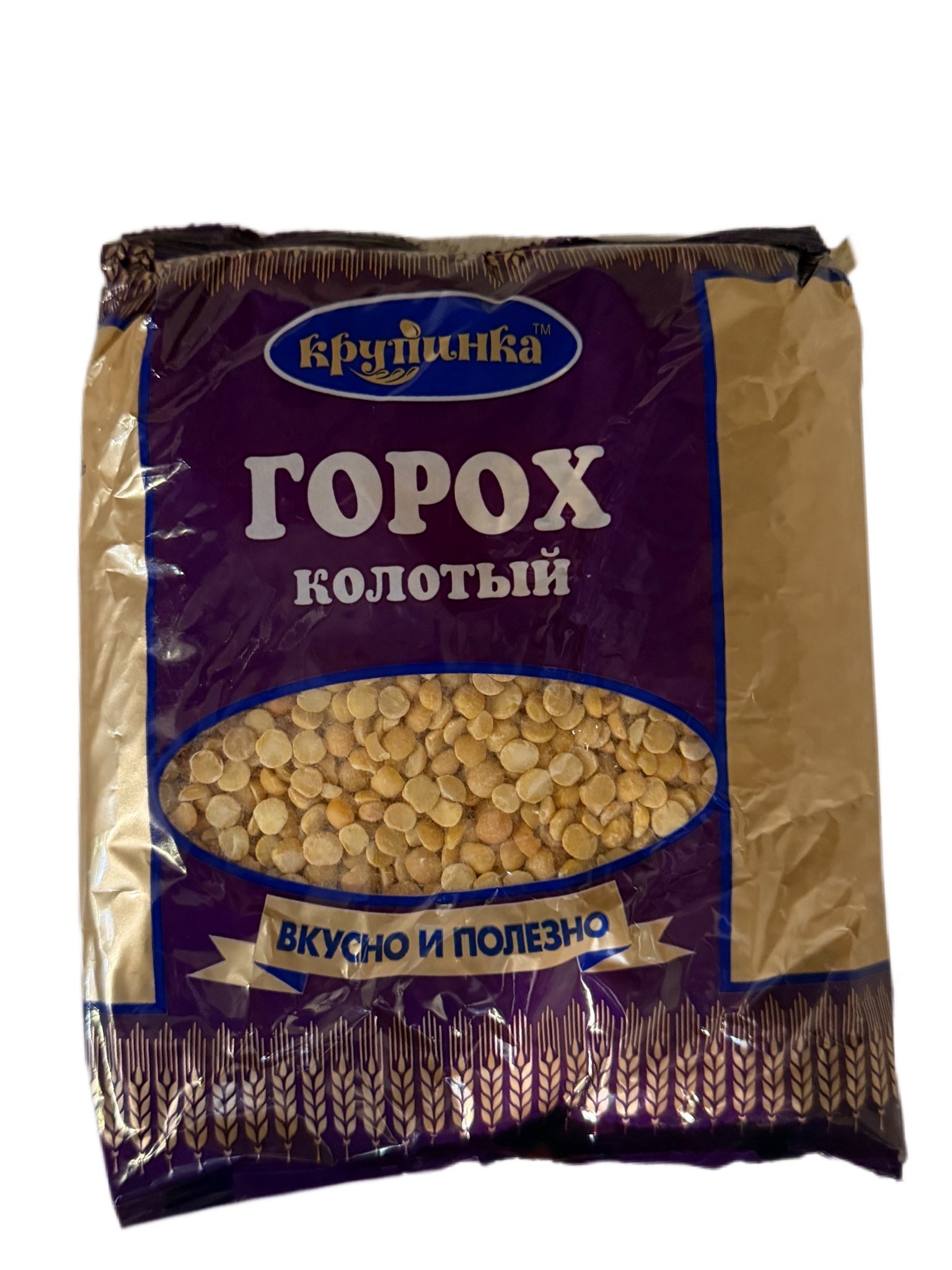 картинка Крупинка Горох колотый 800гр от нашего магазина