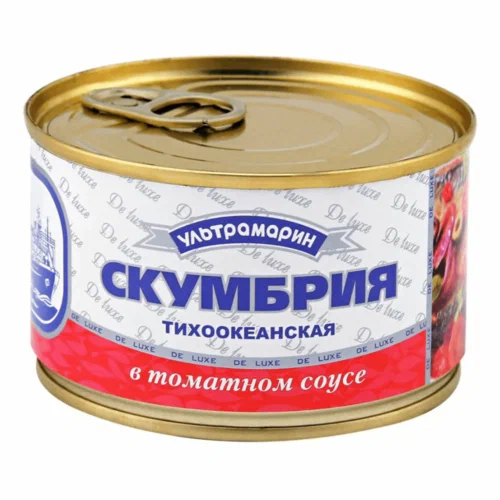 картинка Ультрамарин Скумбрия в томат соусе 240гр от нашего магазина