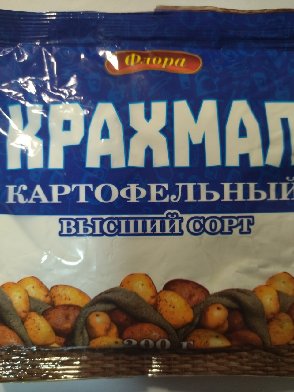 картинка Флора КРАХМАЛ картофельный 200г. от нашего магазина