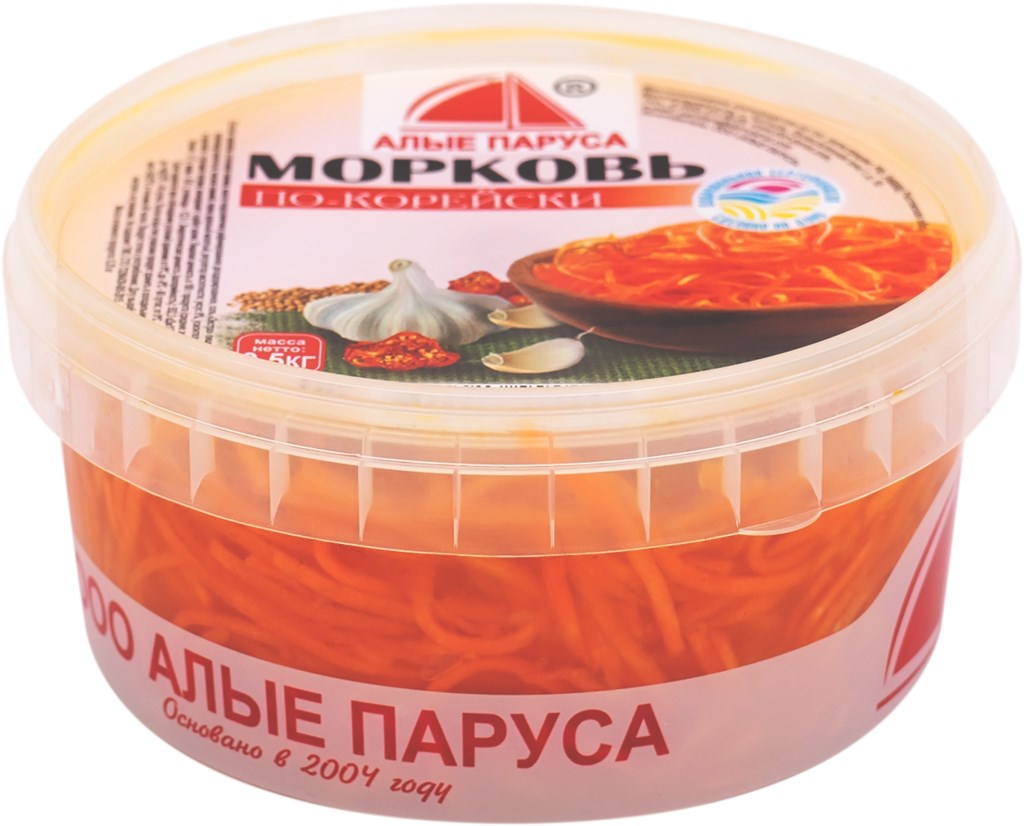 картинка Алые Паруса Морковь по корейски 350гр от нашего магазина