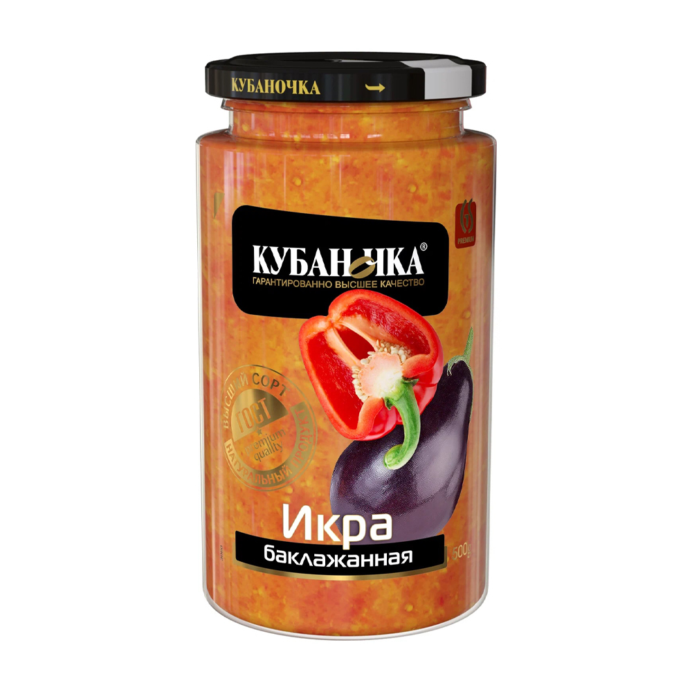 картинка Кубан Икра БАКЛАЖАН 360гр от нашего магазина