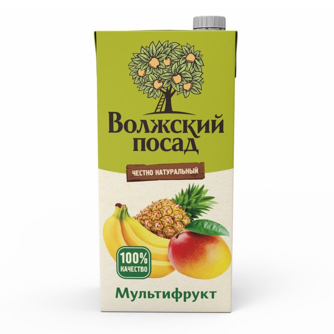 картинка Волжский Посад МУЛЬТИФРУКТ 2 БОЛЬШОЙ нектар от нашего магазина