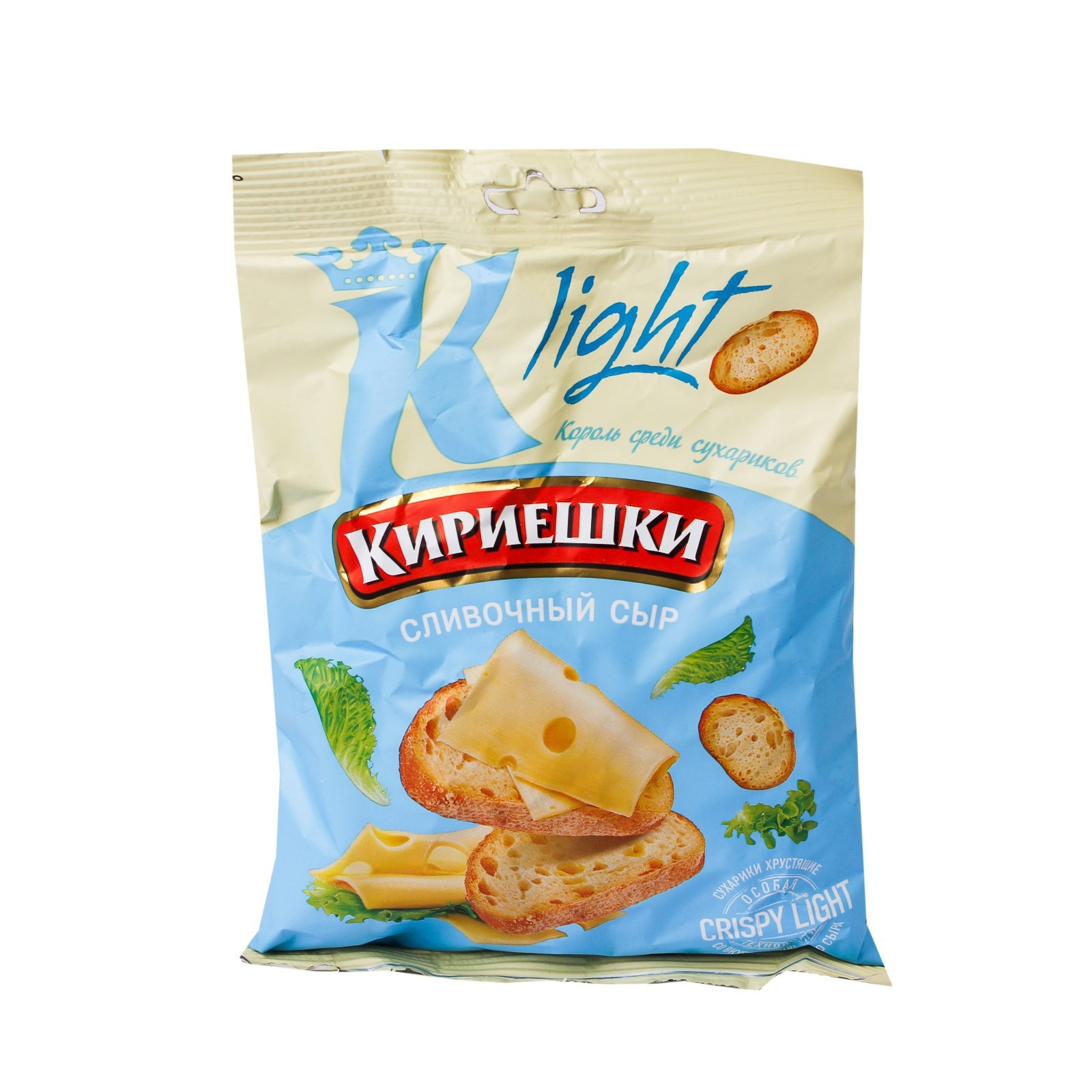картинка Кириешки ЛАЙТ Сливочный сыр пшенич 80гр от нашего магазина