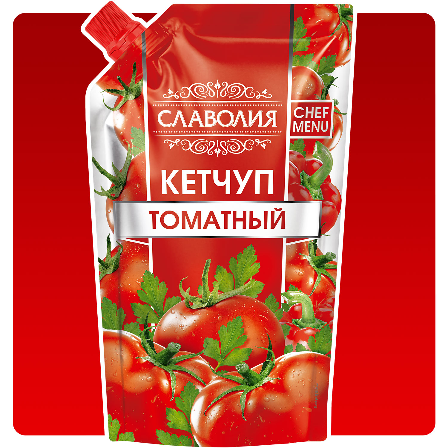 картинка Слав кетчуп ТОМАТНЫЙ  ДОЙ-ПАК 250гр от нашего магазина