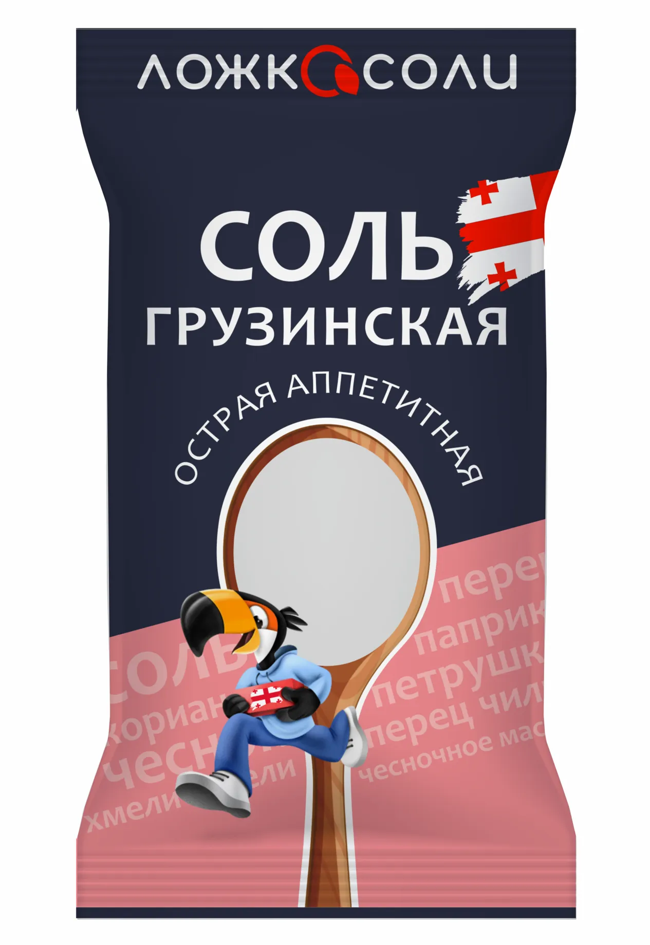 картинка Соль Адыгейская ГРУЗИНСКАЯ ОСТРАЯ 300г БонАрамеда от нашего магазина
