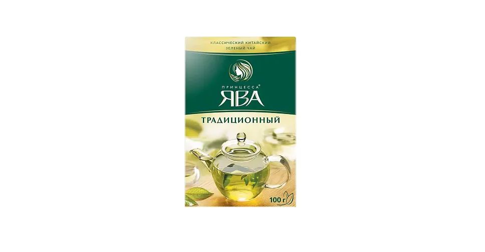картинка ЯВА ЛИСТ Традиционный зеленый 100гр от нашего магазина