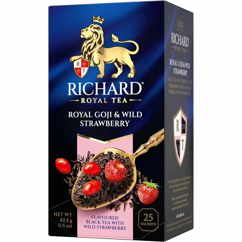 картинка Ричард ПАКЕТ Goji Wild Strawberry Черный Земляника Ягоды Годжи 25шт от нашего магазина