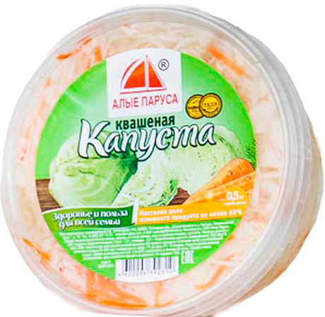 картинка Алые Паруса капуста кваш с ХРЕНОМ 0,85кг от нашего магазина