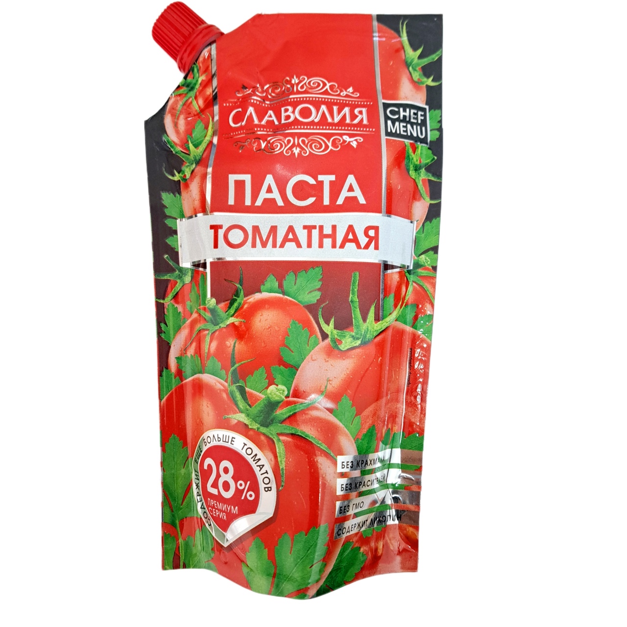 картинка Слав ТОМ ПАСТА 28% ДОЙ-ПАК 250 г от нашего магазина