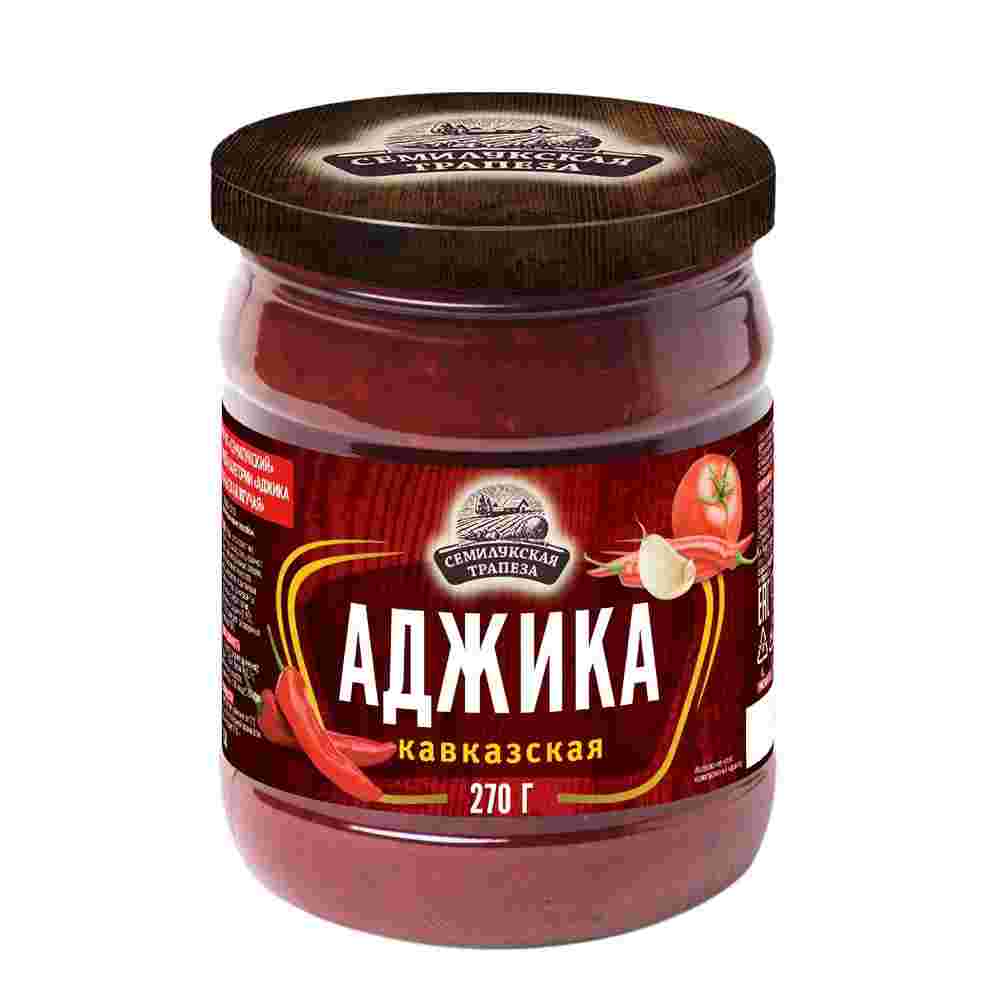 картинка Семилук. трапеза Аджика КАВКАЗСКАЯ 270гр Стекло от нашего магазина