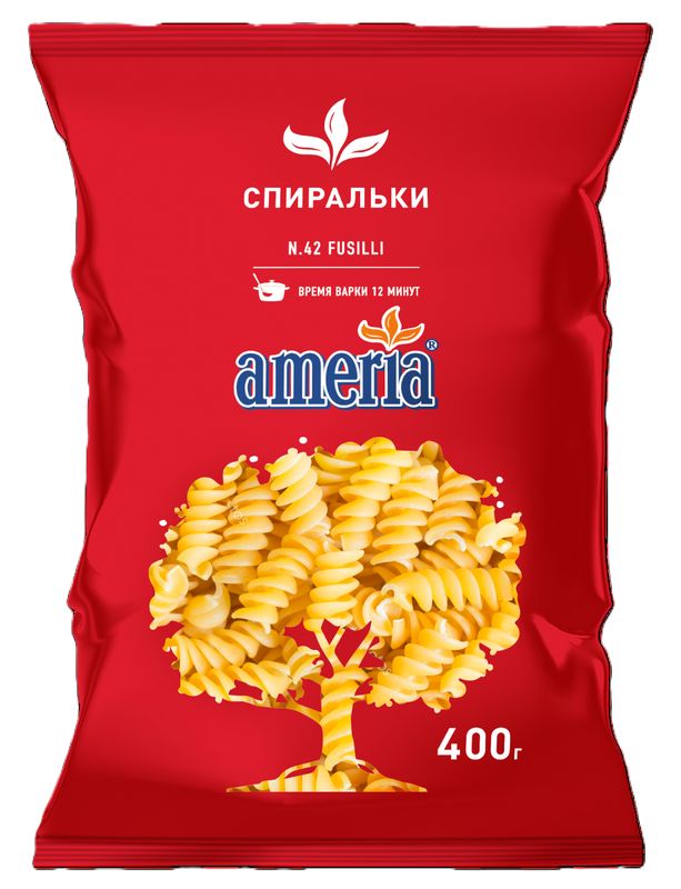 картинка Америя Спиральки (№042) 400гр макароны от нашего магазина