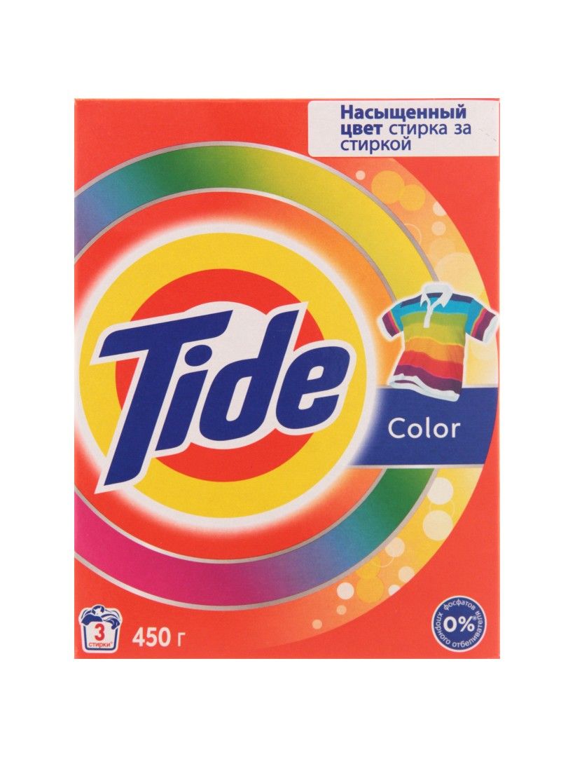 картинка ТАЙД порошок авт КОЛОР 450г. от нашего магазина