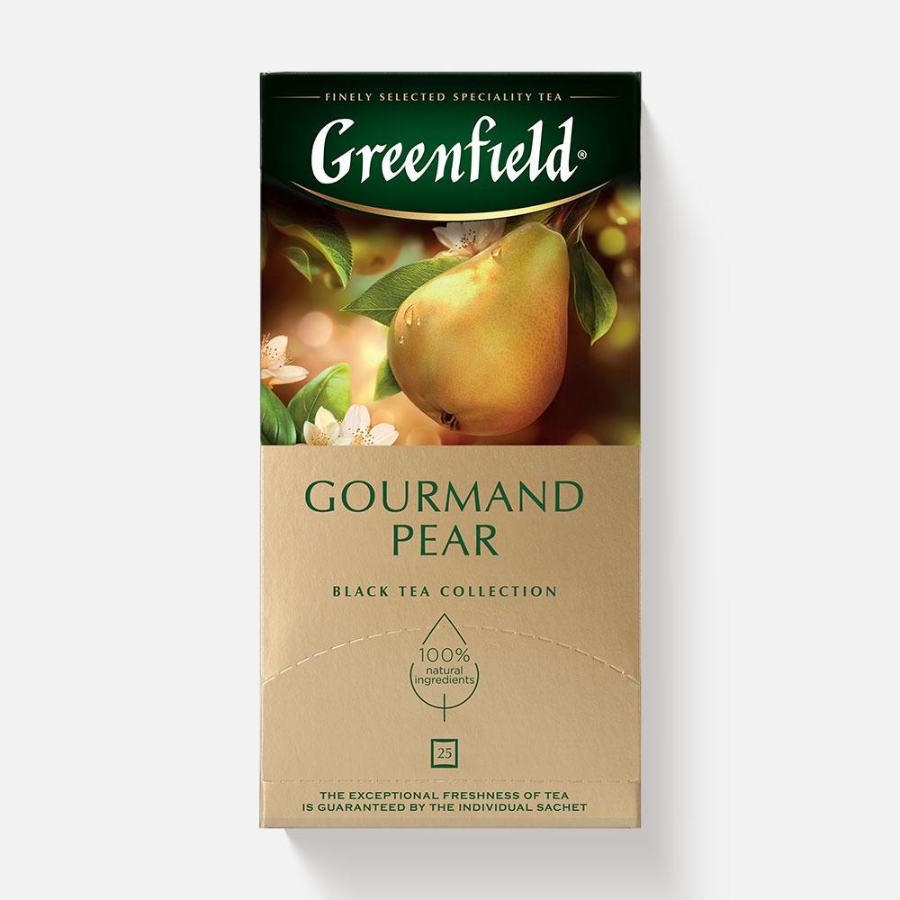 картинка Гринфилд ПАКЕТ Gourmand Pear Черный Гибискус Груша Базиликом 25шт от нашего магазина