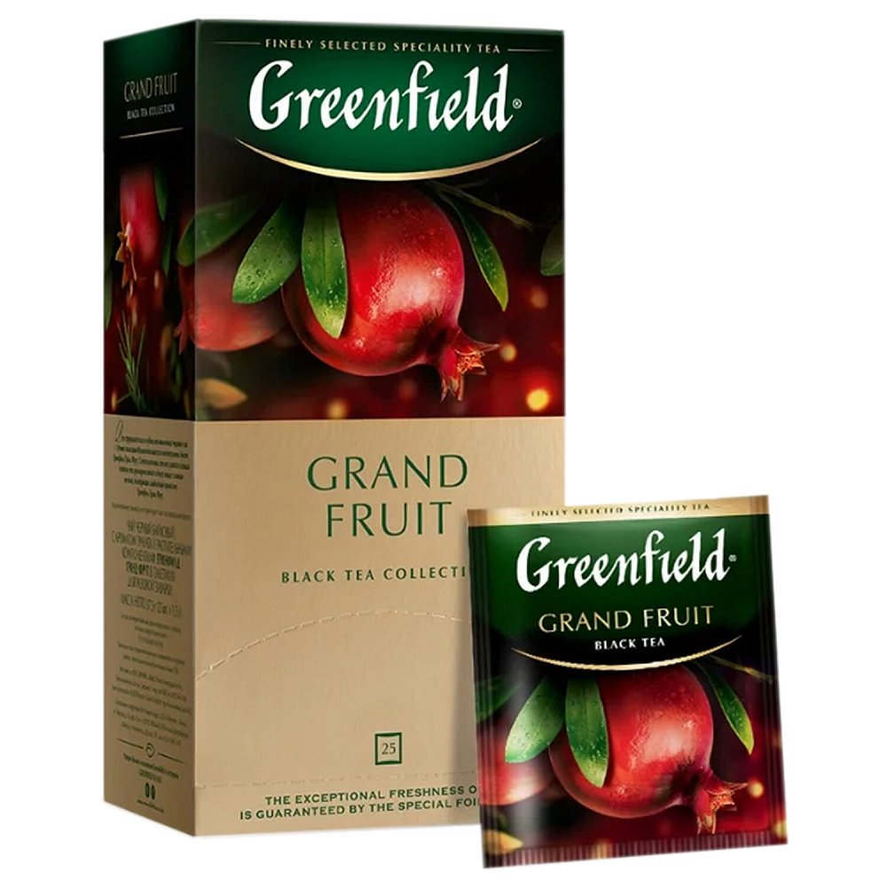 картинка Гринфилд ПАКЕТ Grand Fruit Черный Гранат 25шт от нашего магазина