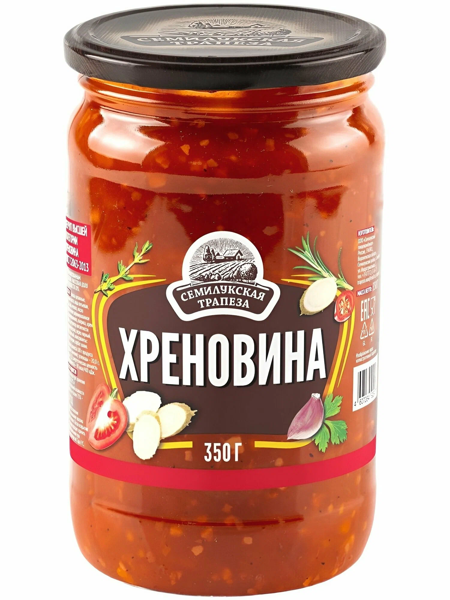 картинка Семилук. трапеза Кетчуп ХРЕНОВИНА 350 Стекло от нашего магазина