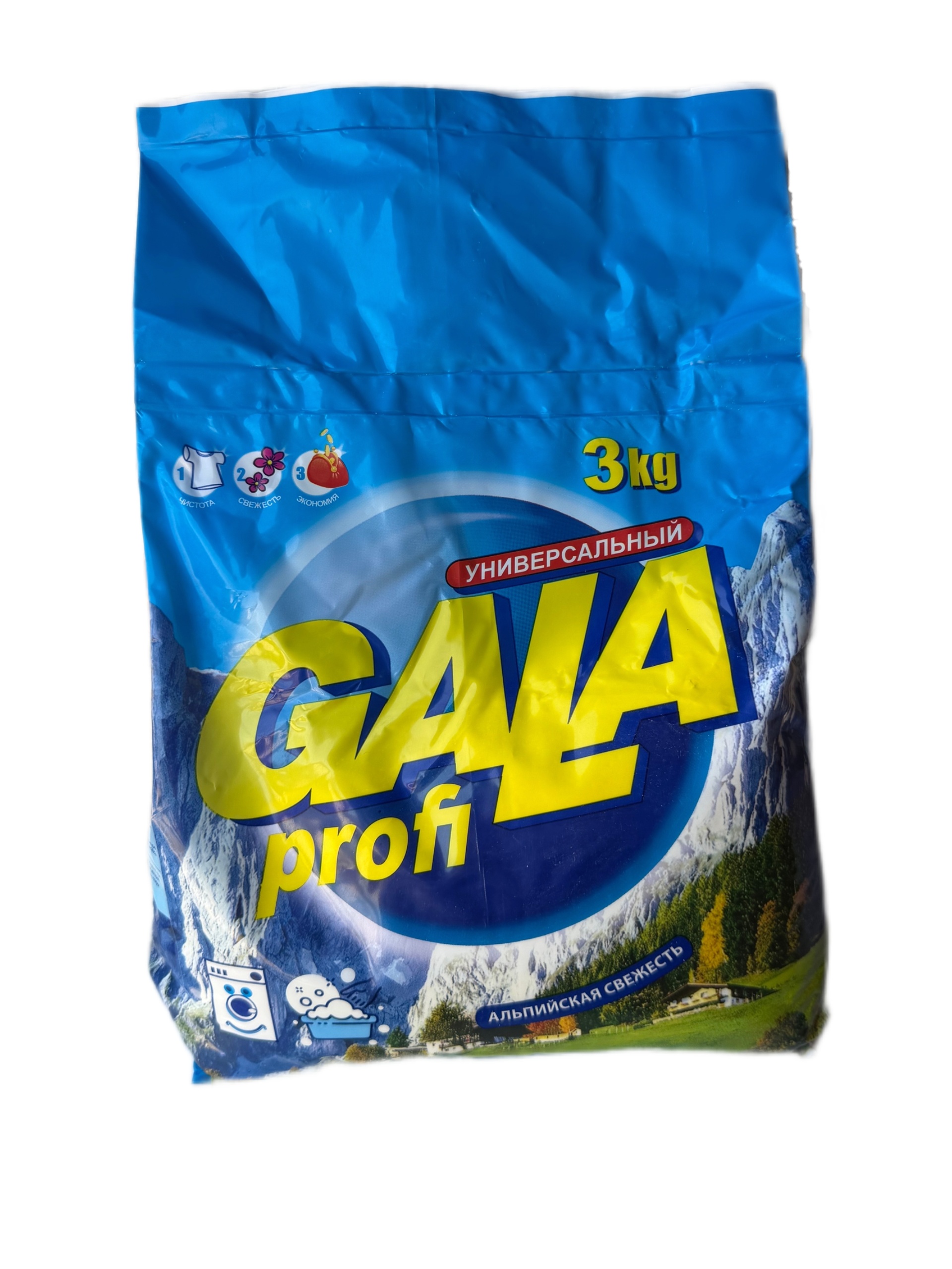 картинка Гала Стиральный порошок Универсальный 3кг Пакет от нашего магазина