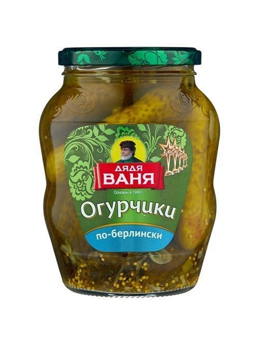 картинка Дядя Ваня ОГУРЦЫ по Берлински 680гр стекло от нашего магазина